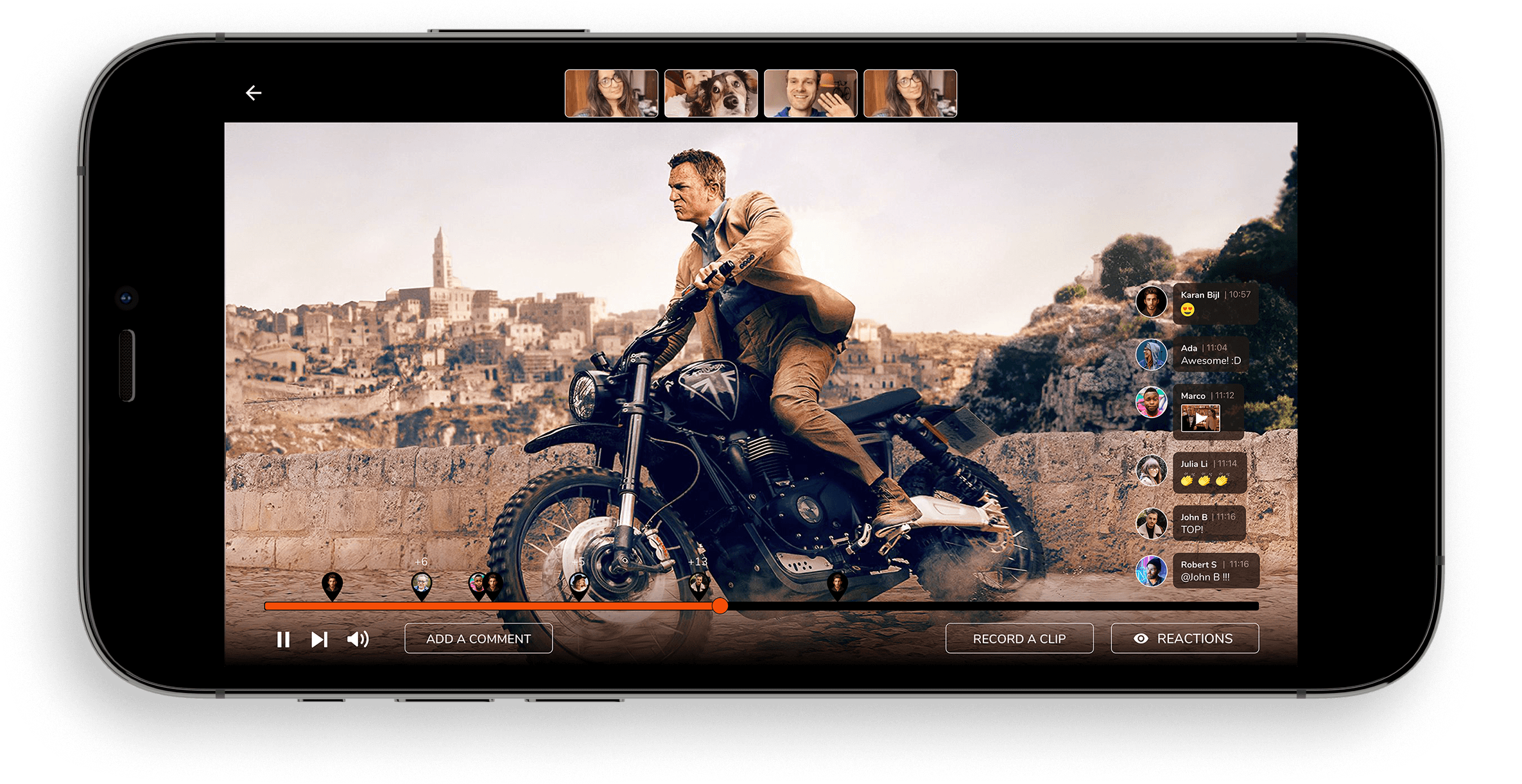 Bingee social video player