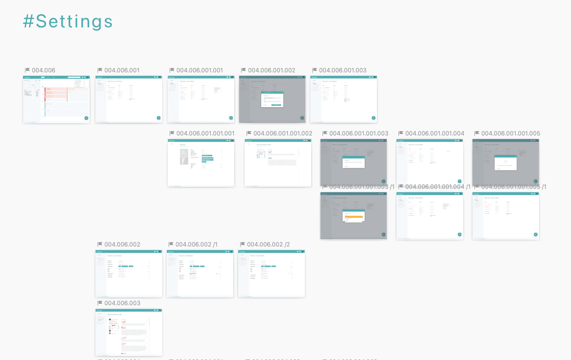 Hermine web app user flow 9